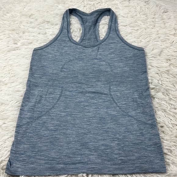 lululemon athletica Tops - Lululemon Swiftly Tech Tank Heathered Blue
